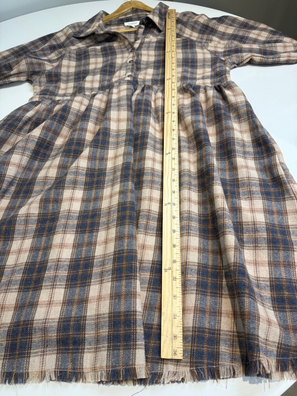 Bohme Karrie Plaid Mini Dress Plaid Button-Front Shirt Dress - Picture 8 of 9
